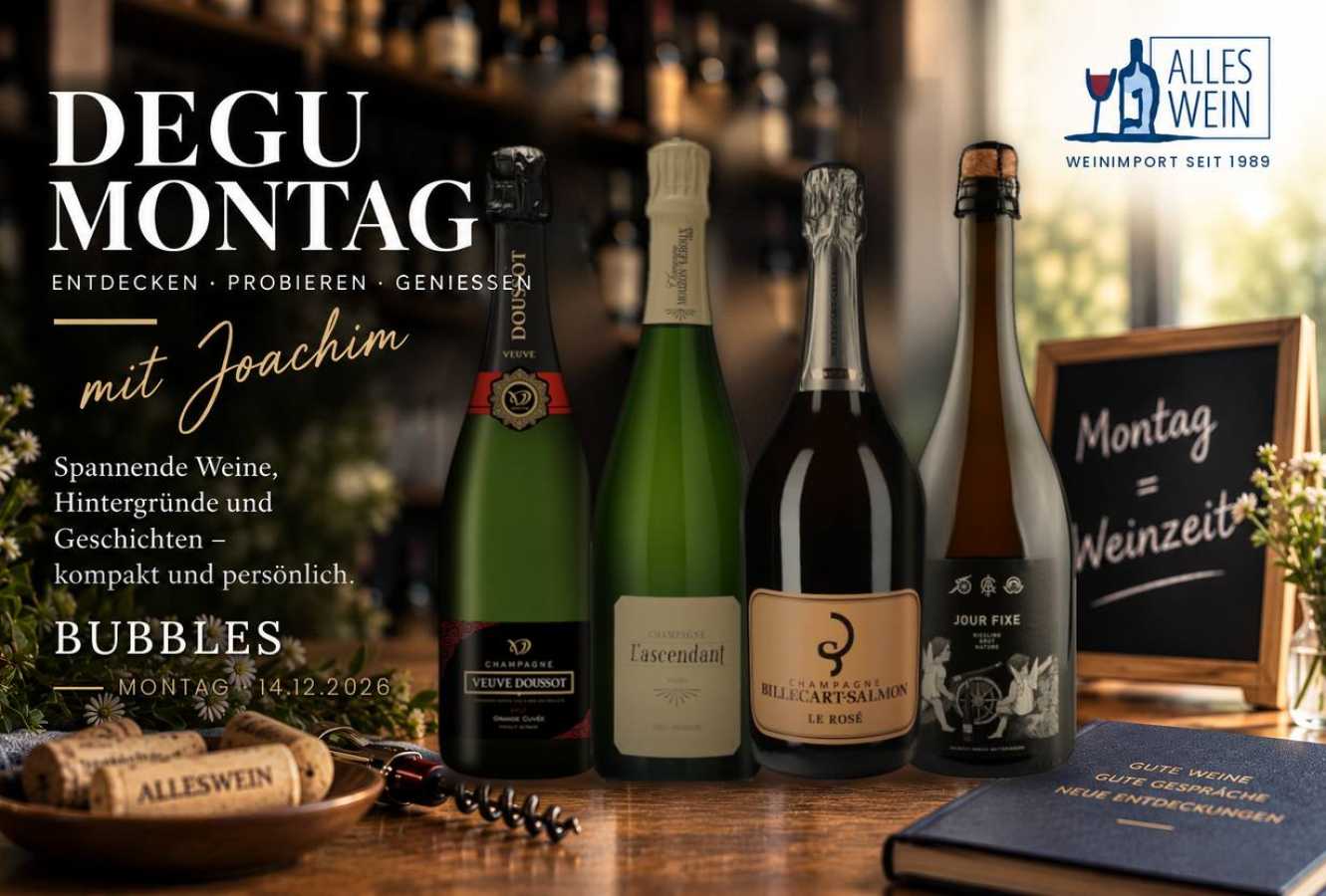 Der Degu Montag 2 Bubbles Champagner & Co