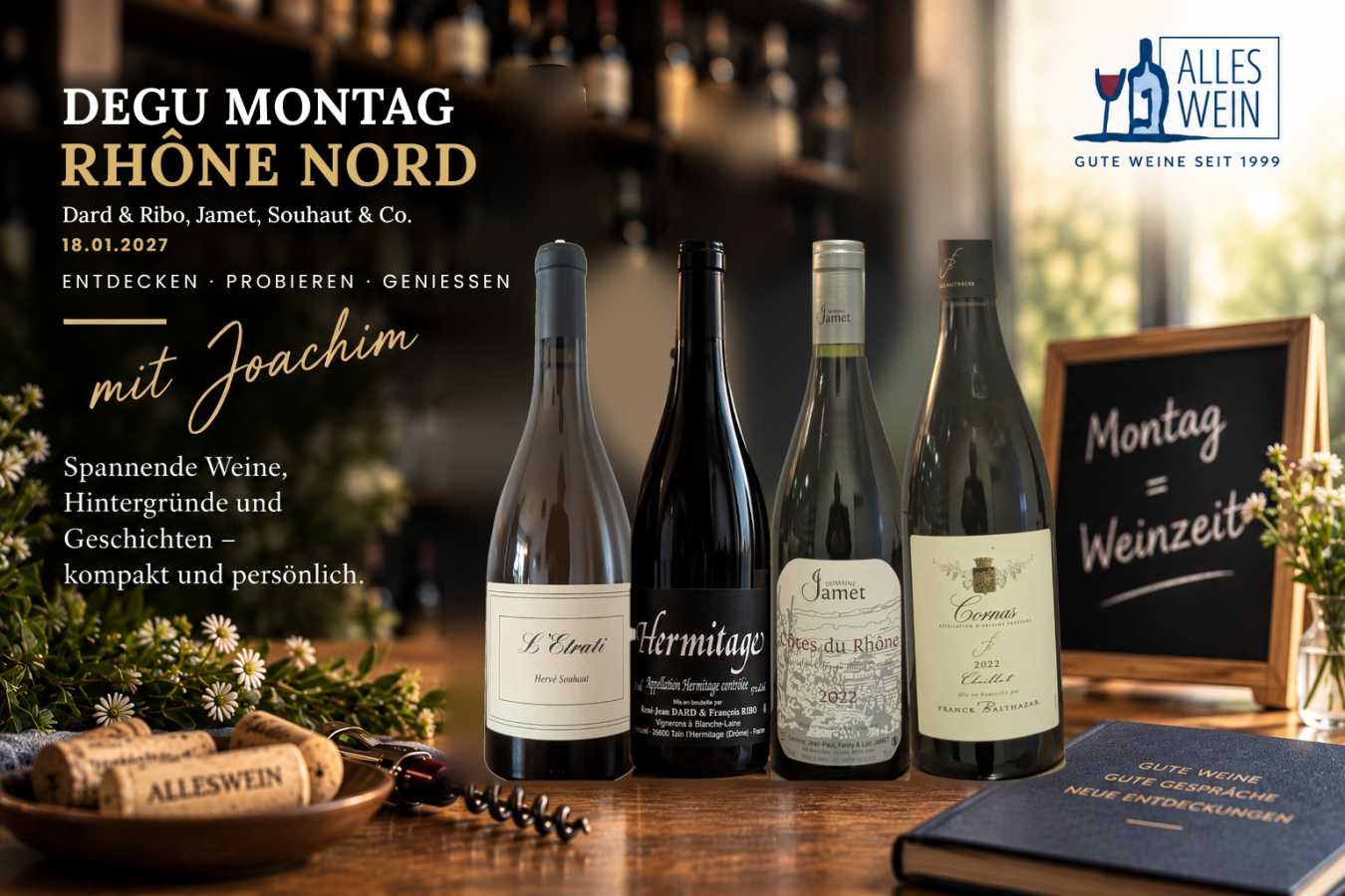 Der Degu Montag 3 Rôhne Dard et Robo, Jamet, Souhaut