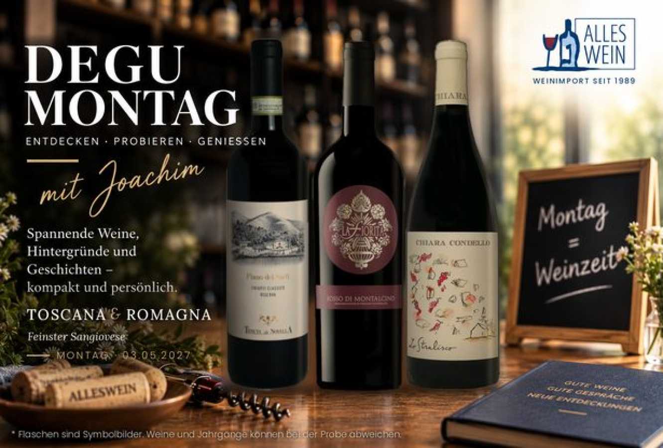 Der Degu Montag 6 Toscana & Romagna ..Sangiovese