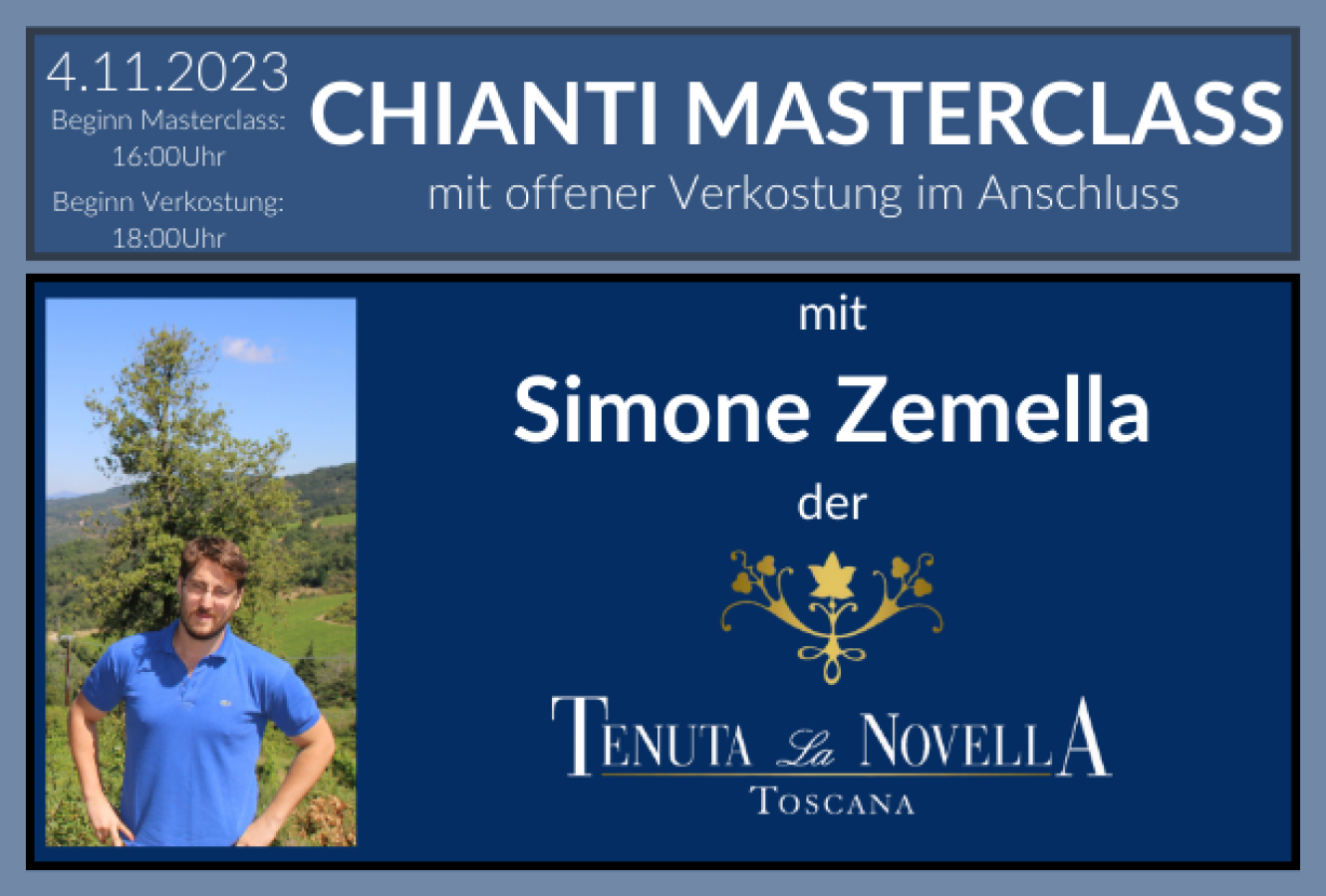 Masterclass Chianti mit Simone Zemella